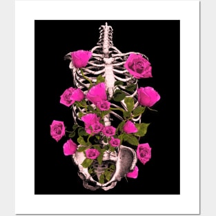 Rib Cage Floral 11 Posters and Art